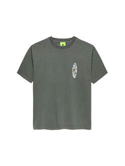 New Amsterdam Surf Association Surf Zine Tee Shark Green