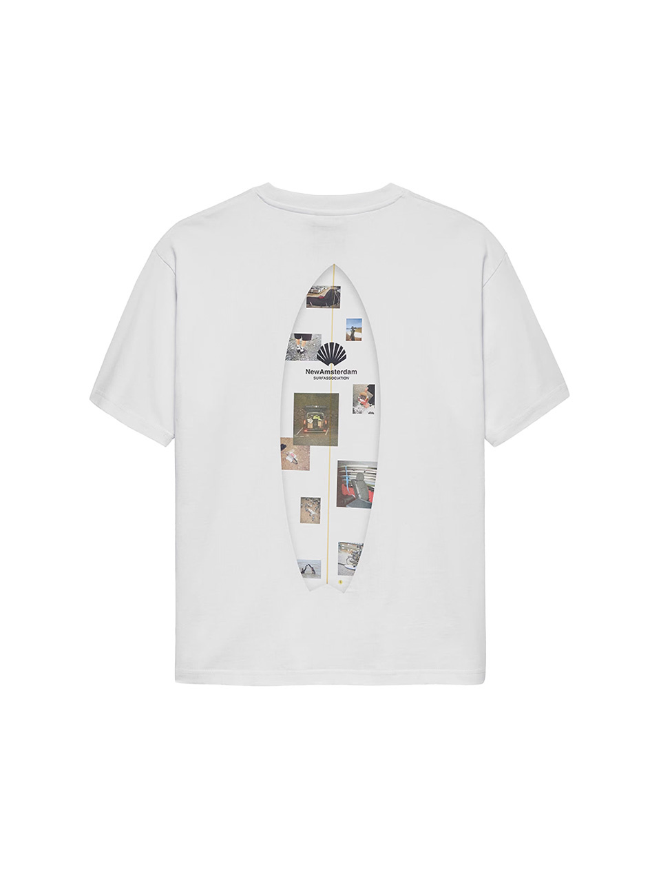 New Amsterdam Surf Association Surf Zine Tee White