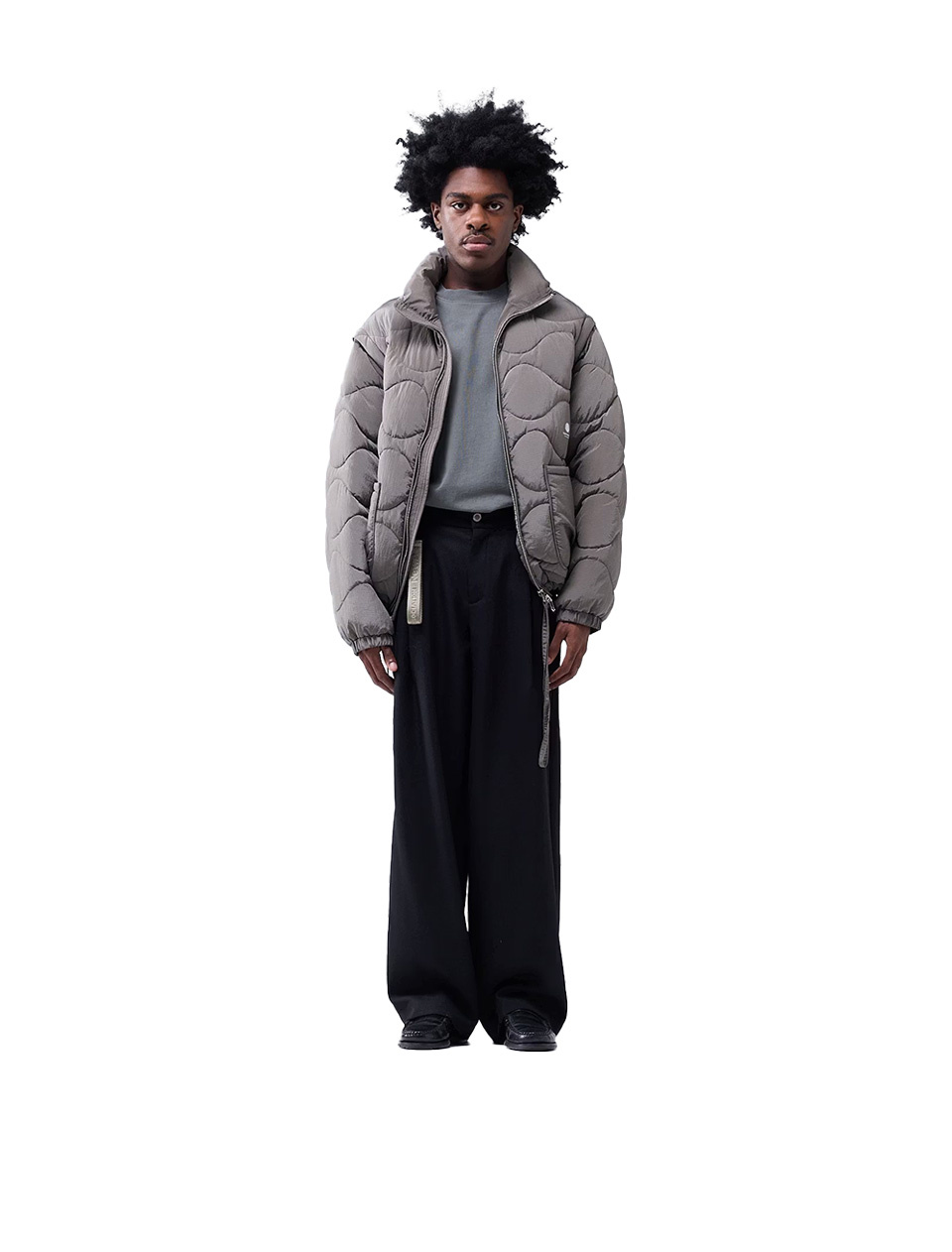 New Amsterdam Surf Association Detachable Jacket Dark Taupe