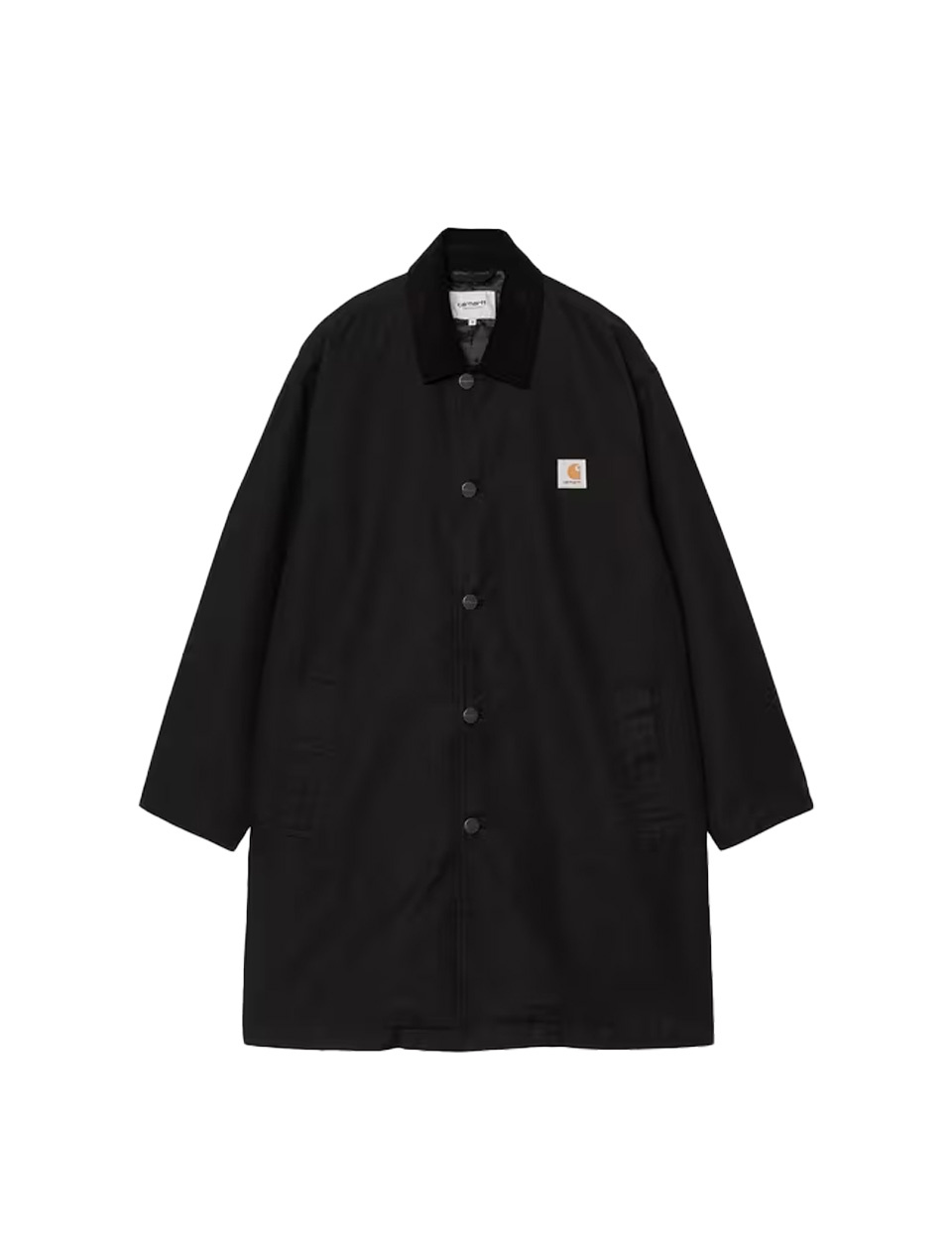 Carhartt WIP Webster Coat Black Black Rinsed