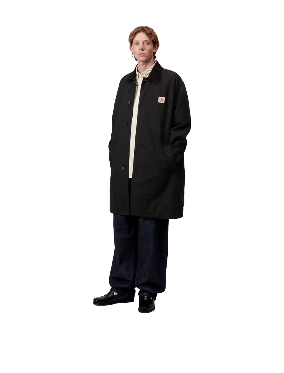 Carhartt WIP Webster Coat Black Black Rinsed