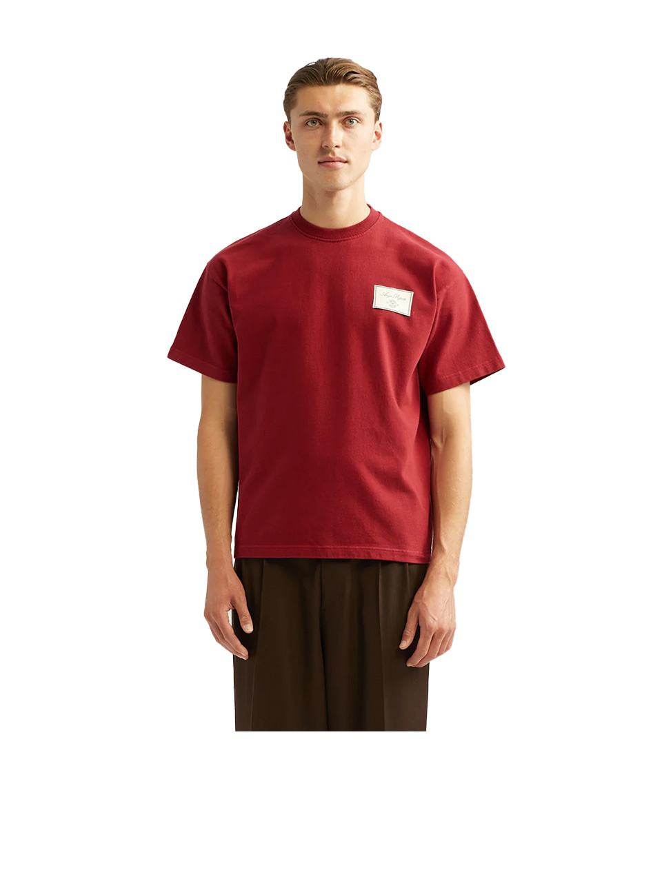 Ange Projects Label Tee Red