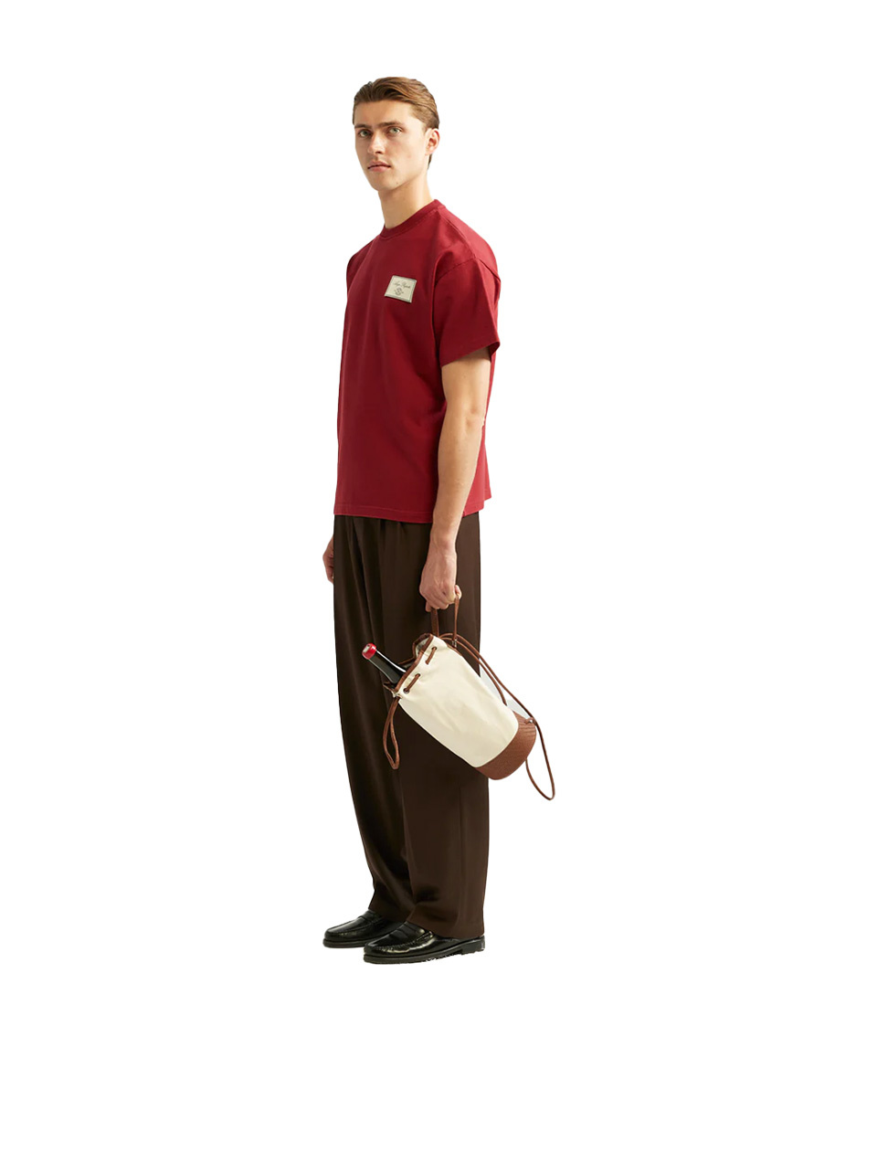 Ange Projects Label Tee Red