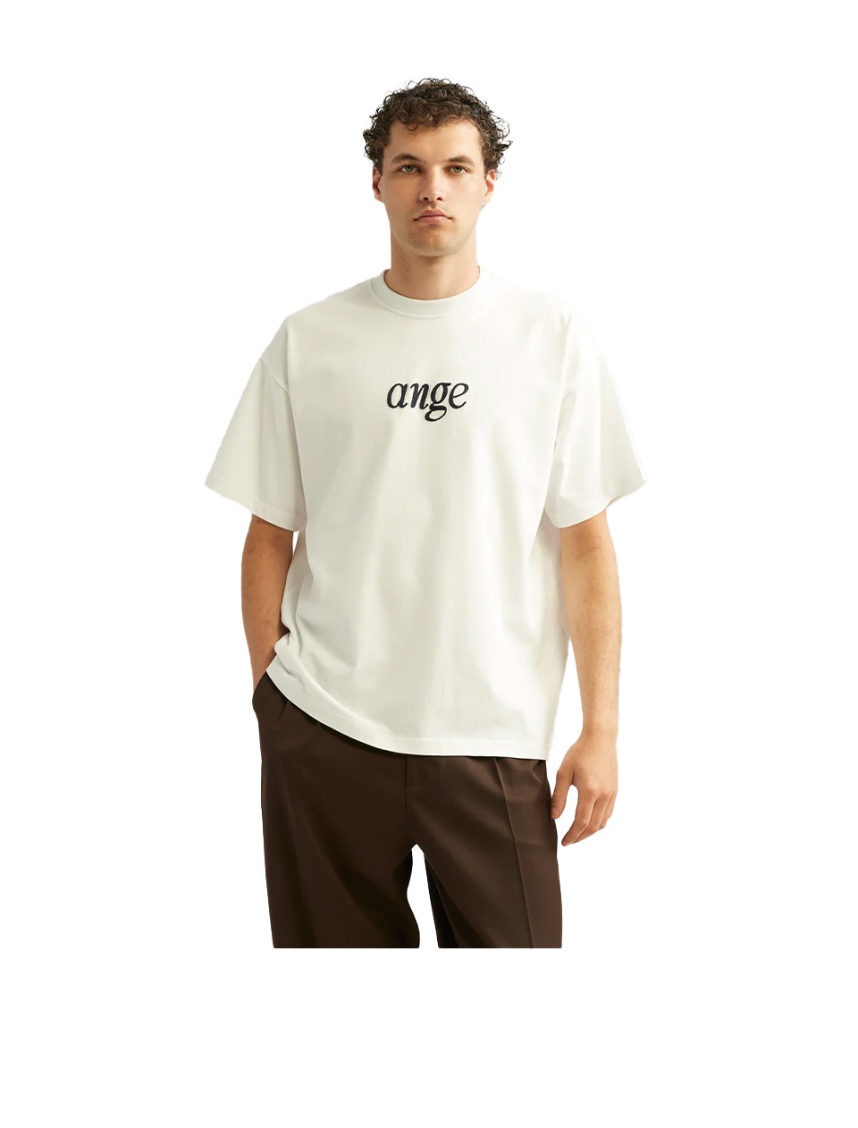 Ange Projects Logo Tee White