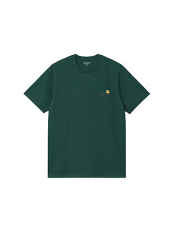 Carhartt WIP S/S American Script T-Shirt Dark Fir