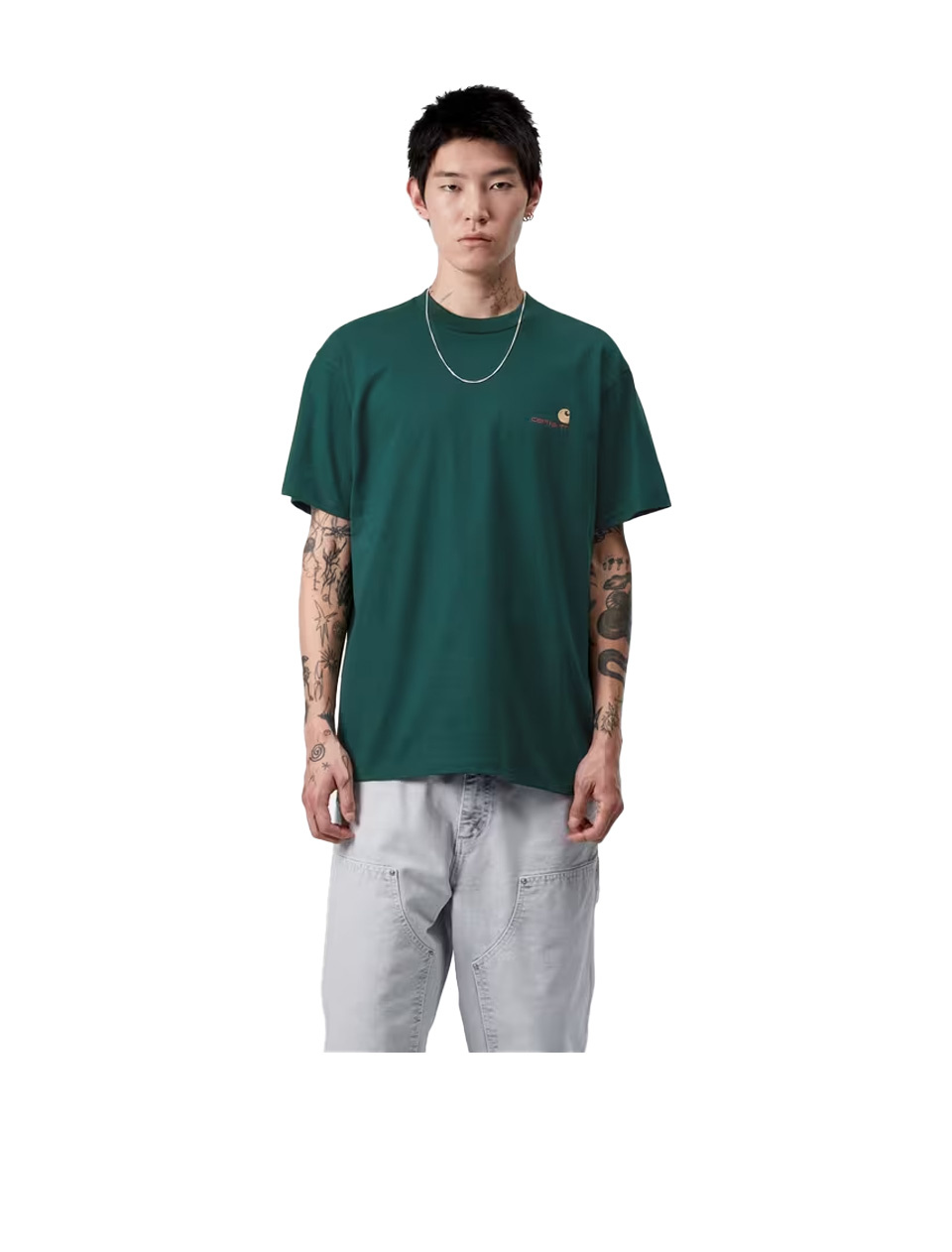Carhartt WIP S/S American Script T-Shirt Dark Fir