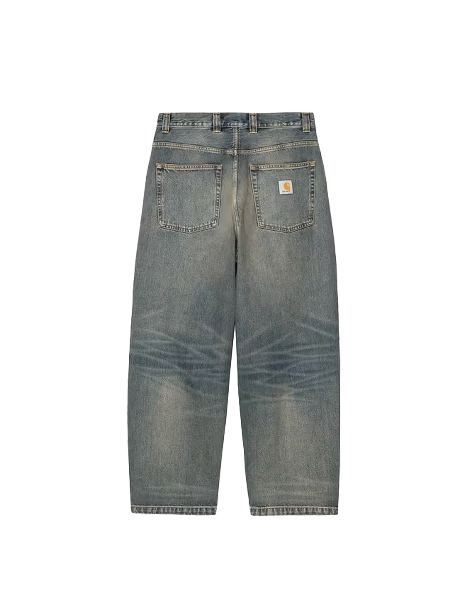 Carhartt WIP Brandon Pant Blue Worn Used Wash