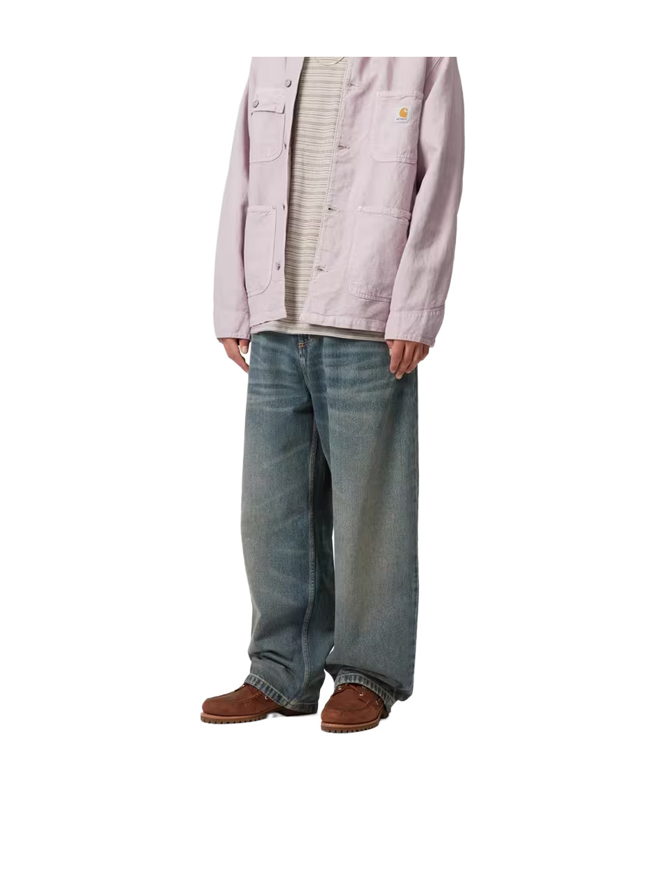 Carhartt WIP Brandon Pant Blue Worn Used Wash