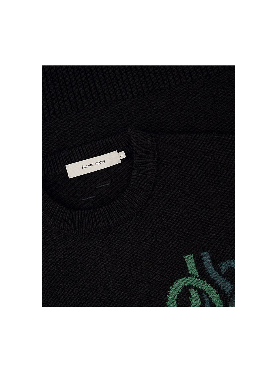 Filling Pieces Knit Sweater Knot Black