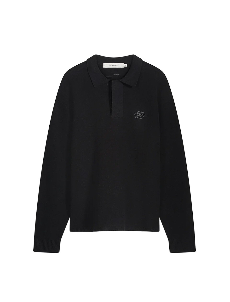 Filling Pieces Knit Shirt Boucle Black