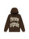 The New Originals Big Logo Zip Up Hoodie Acid Brown