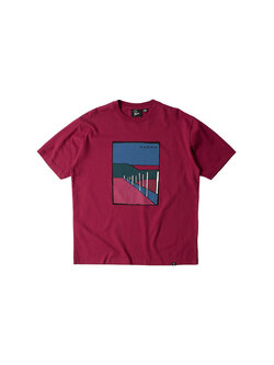 By Parra Beach Parking T-shirt Raspberry