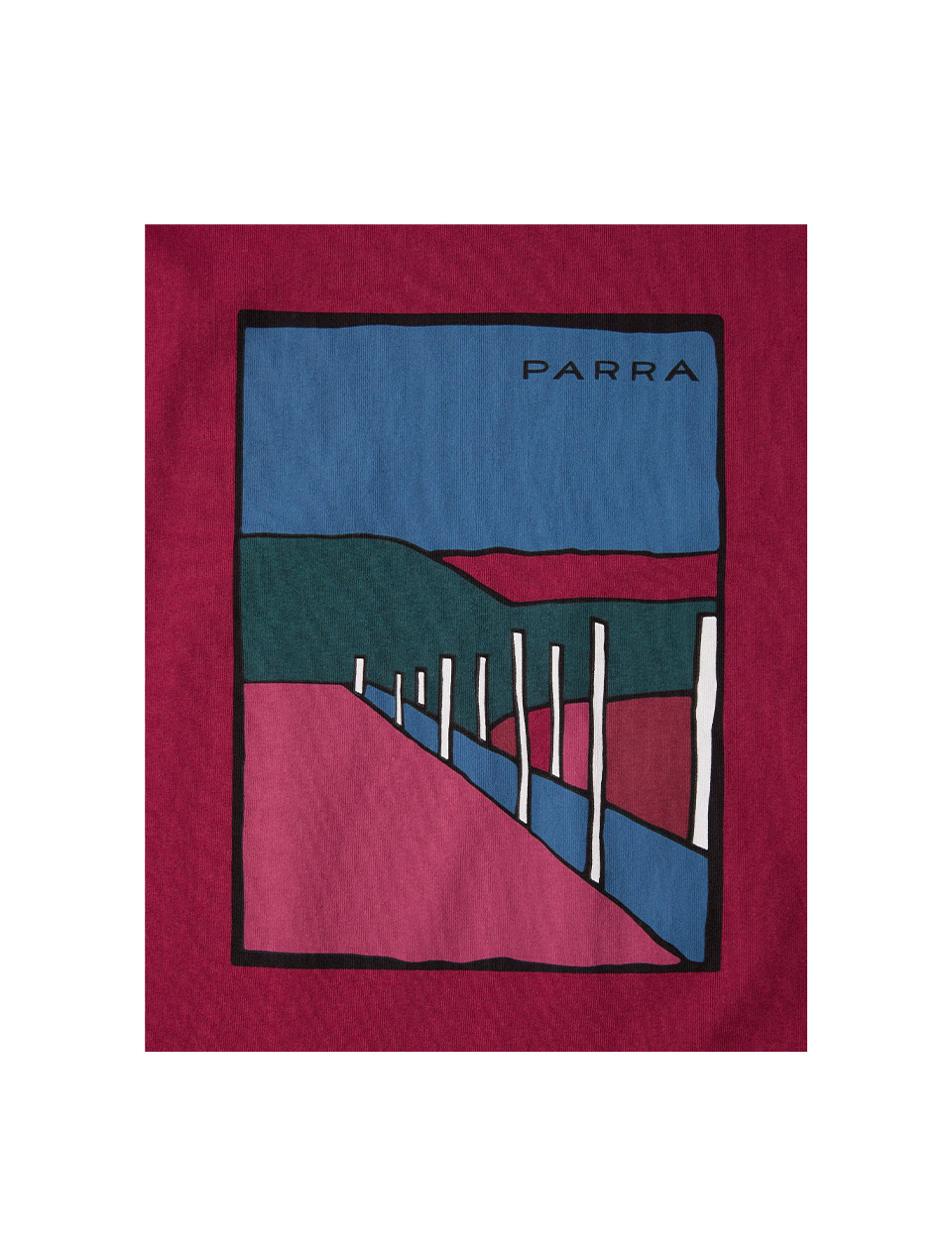 By Parra Beach Parking T-shirt Raspberry
