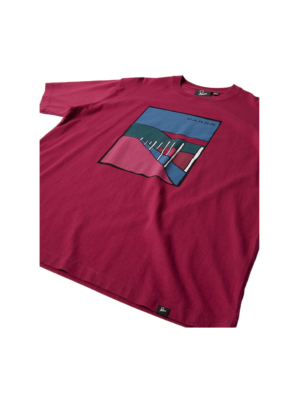 By Parra Beach Parking T-shirt Raspberry