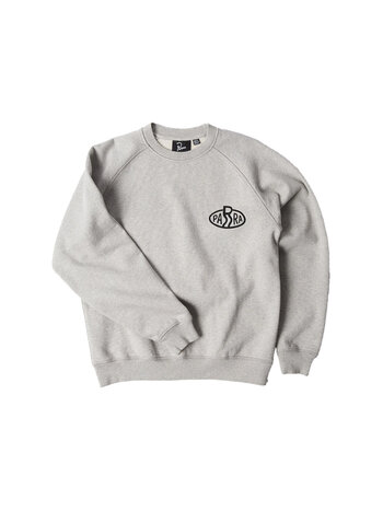 By Parra Legs Logo Crew Neck Sweatshirt Heather Grey