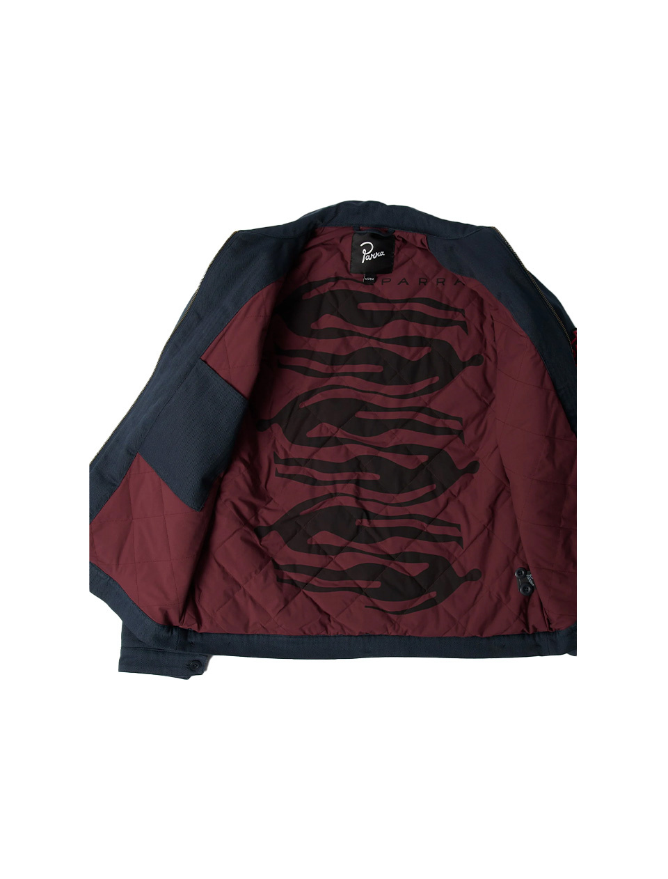 By Parra Pumping Gas Jacket Navy Blue