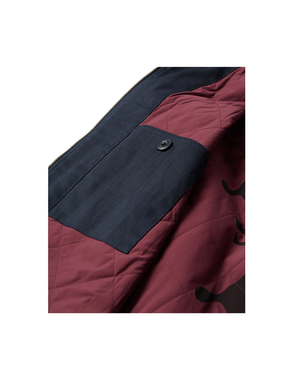 By Parra Pumping Gas Jacket Navy Blue