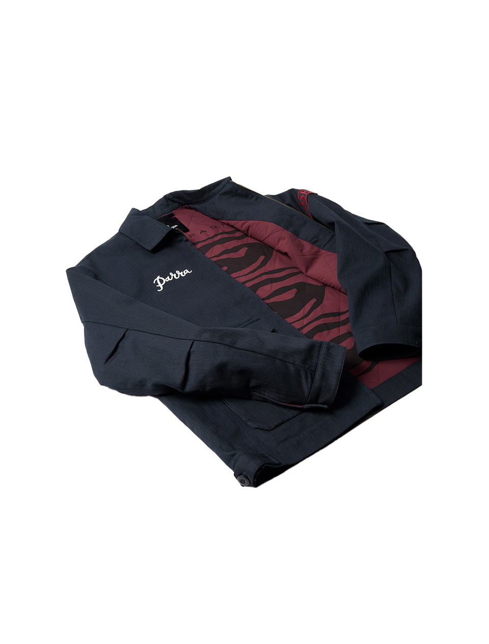 By Parra Pumping Gas Jacket Navy Blue