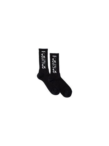 By Parra Tokyo Logo Crew Socks Black