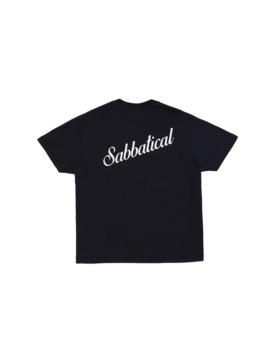 Sabbatical Script Logo T-Shirt Black