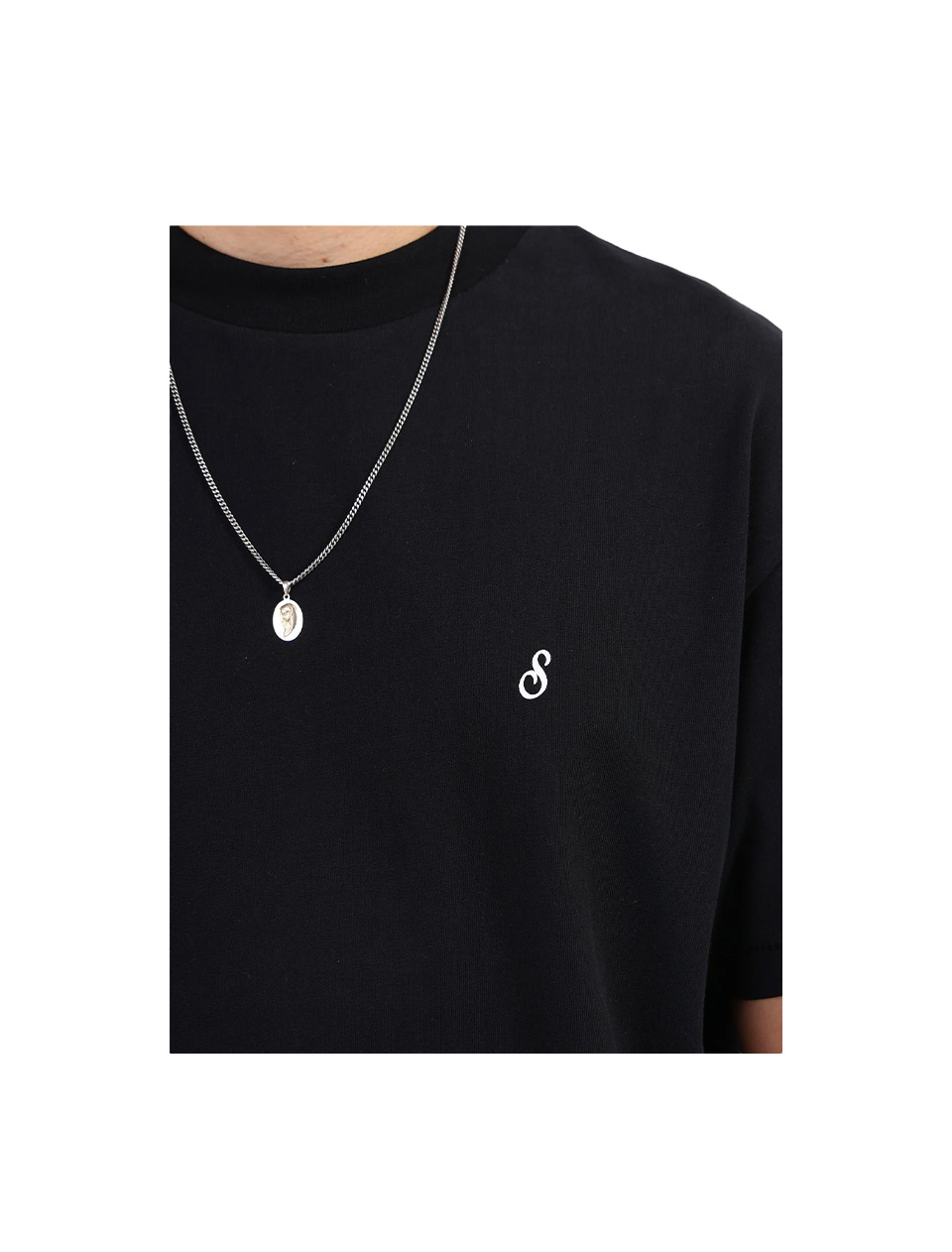 Sabbatical Script Logo T-Shirt Black