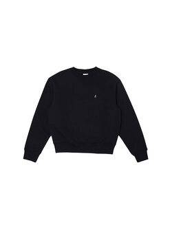 Sabbatical Script Logo Crewneck Black