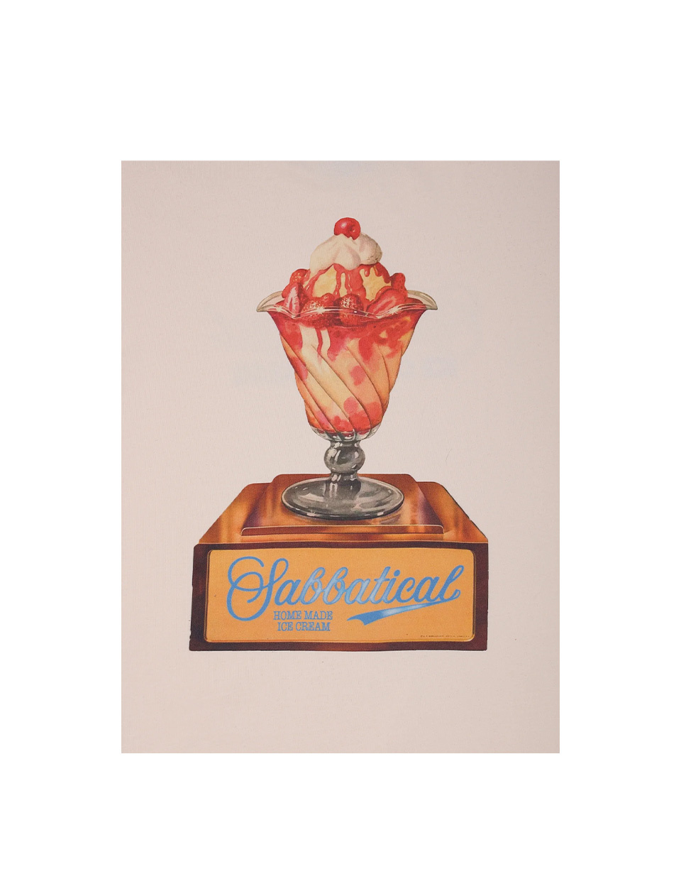 Sabbatical Parlor T-Shirt Vanilla