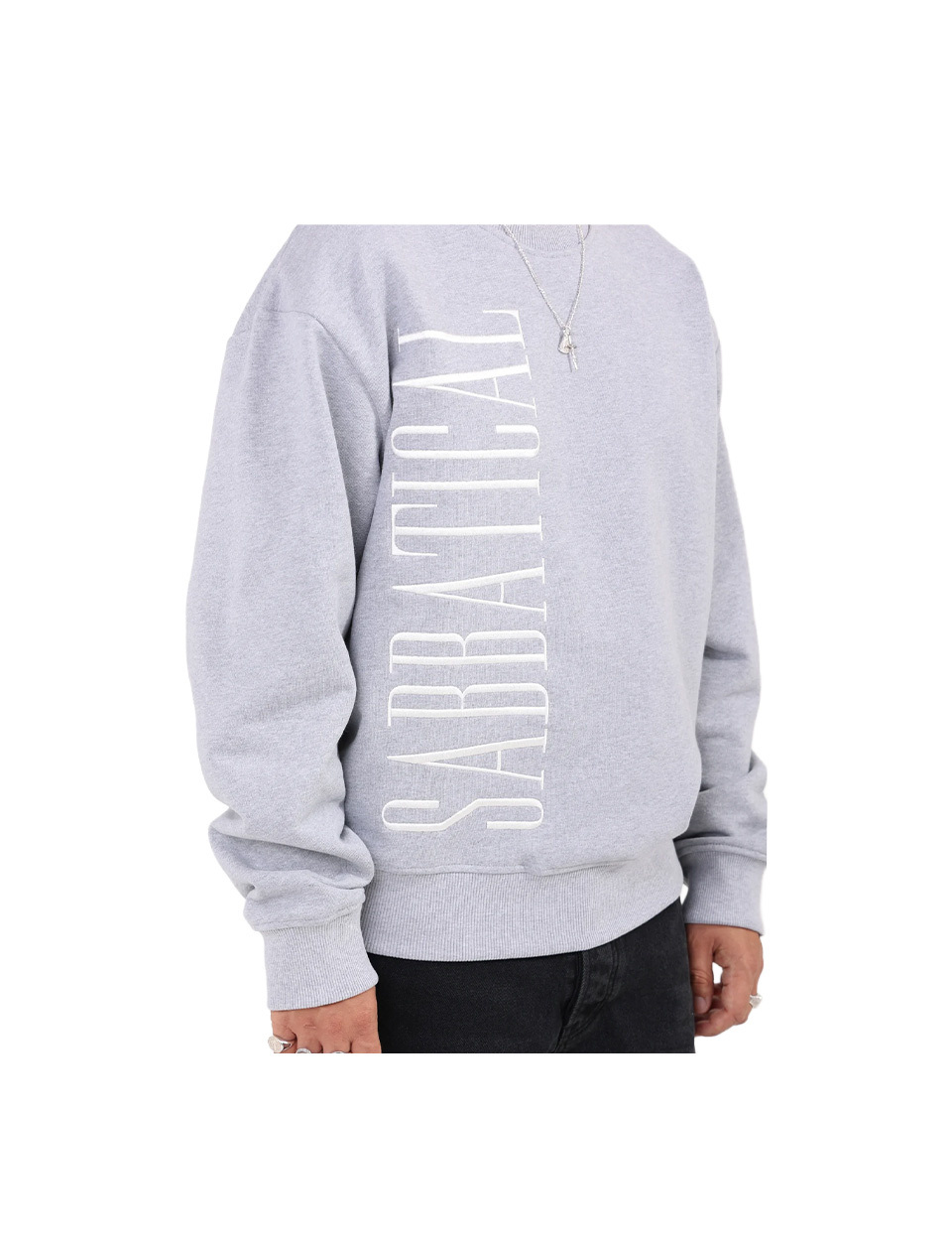 Sabbatical Logo Crewneck Heather Grey