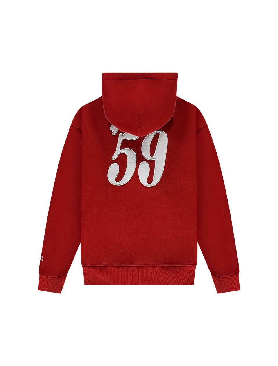 The New Originals Zeedijk Double Pocket Hoodie Barbados Cherry