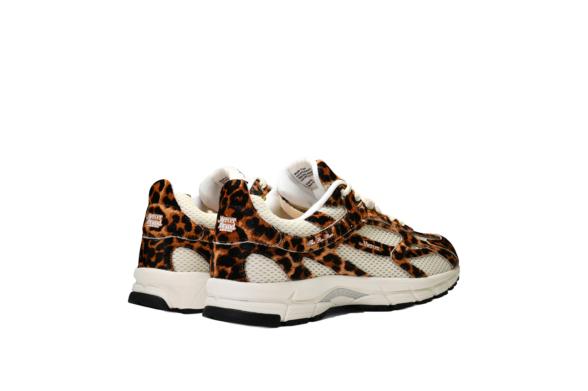 Mercer The Re-Run Leopard Off White