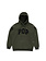 POP Trading Company Arch Hooded Sweat Duffel Green