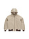 POP Trading Company Hooded Flight Jacket White Pepper