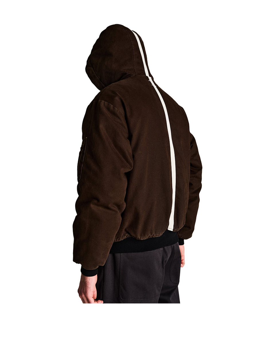 POP Trading Company Hooded Flight Jacket Delicioso