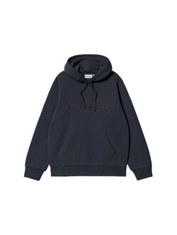 Carhartt WIP Hooded Carhartt Sweat Deep Night Palisander