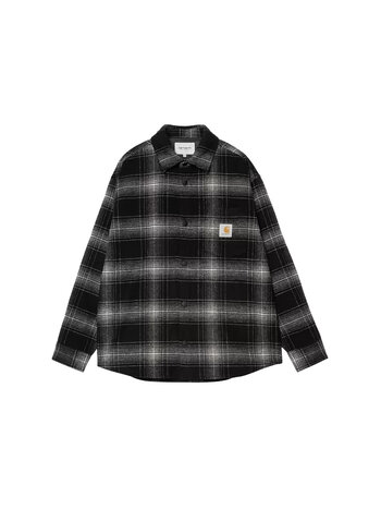 Carhartt WIP Brennan Shirt Jac Brennan Check Black Wax