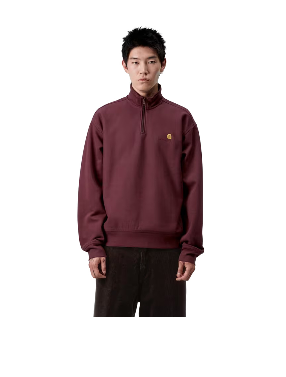 Carhartt WIP Half Zip American Script Sweat Rondo