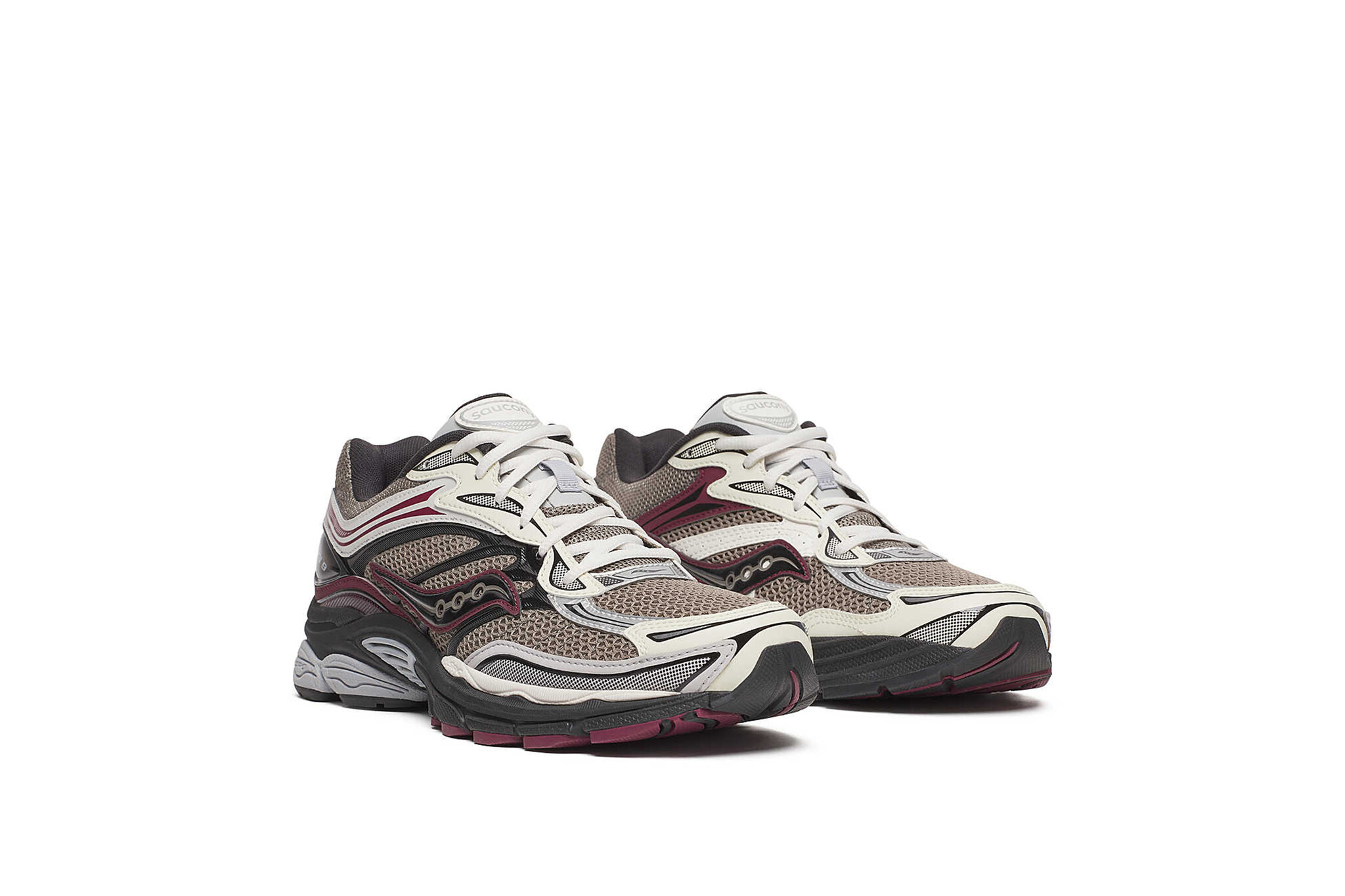 Saucony Originals Progrid Omni 9 Tan Maroon