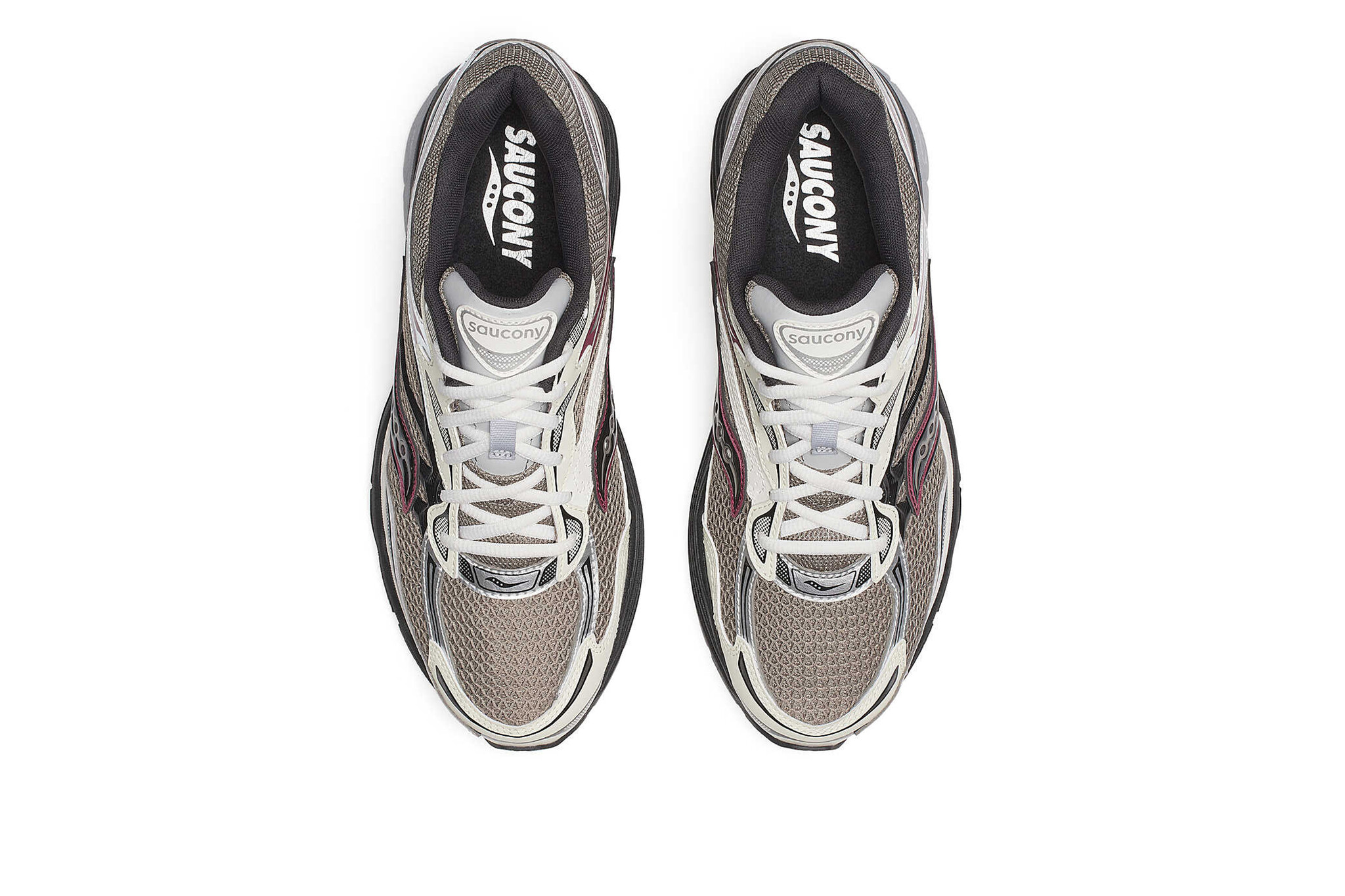 Saucony Originals Progrid Omni 9 Tan Maroon