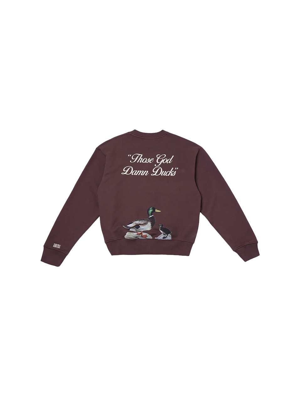 Sabbatical Ducks Crewneck Button Brown