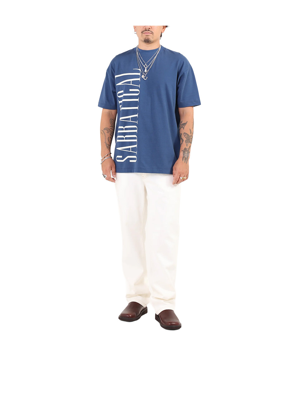 Sabbatical Logo T-Shirt Night Blue