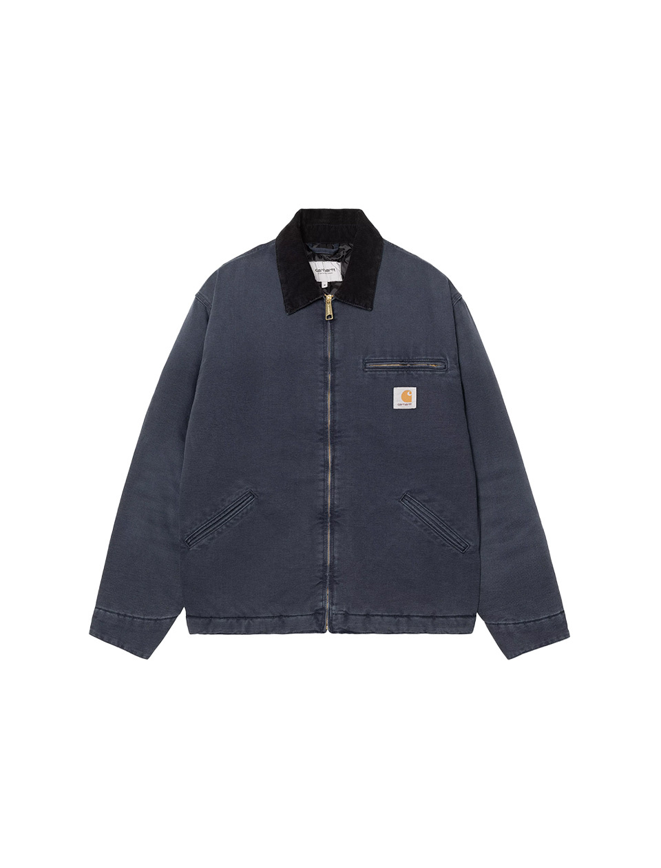 Carhartt WIP OG Detroit Jacket Dark Navy Black Stone Canvas