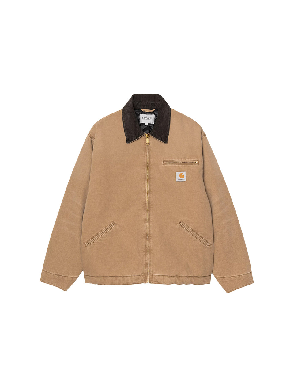 Carhartt WIP OG Detroit Jacket Hamilton Brown Tobacco Stone Canvas
