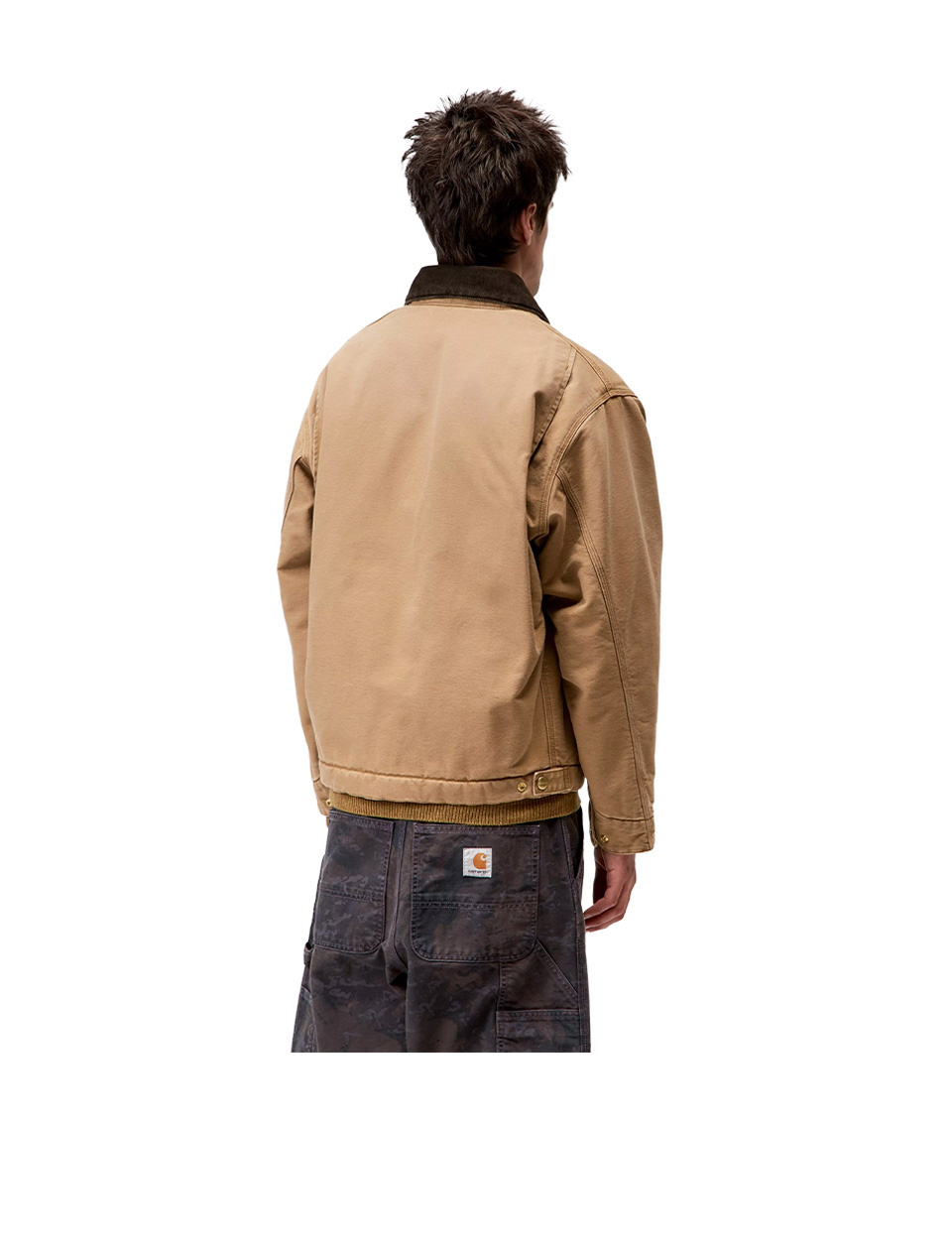 Carhartt WIP OG Detroit Jacket Hamilton Brown Tobacco Stone Canvas
