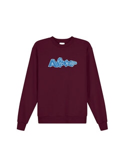 Arte Antwerp Arte Blocks Crewneck Bordeaux