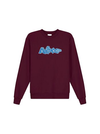 Arte Antwerp Arte Blocks Crewneck Bordeaux