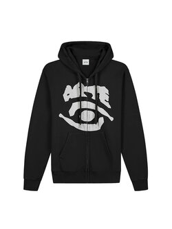 Arte Antwerp Eye Front Zip Hoodie Black