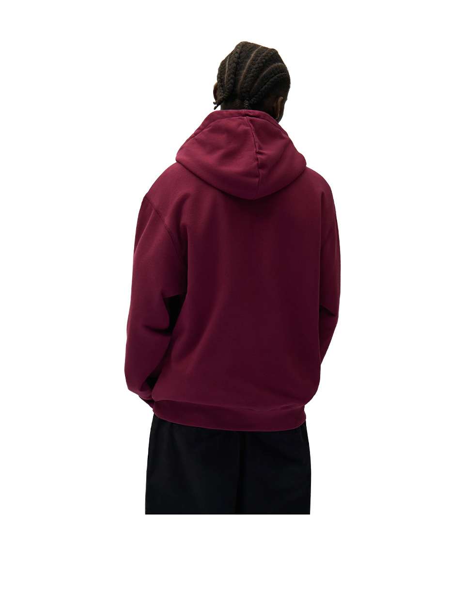 Arte Antwerp Eye Front Zip Hoodie Bordeaux