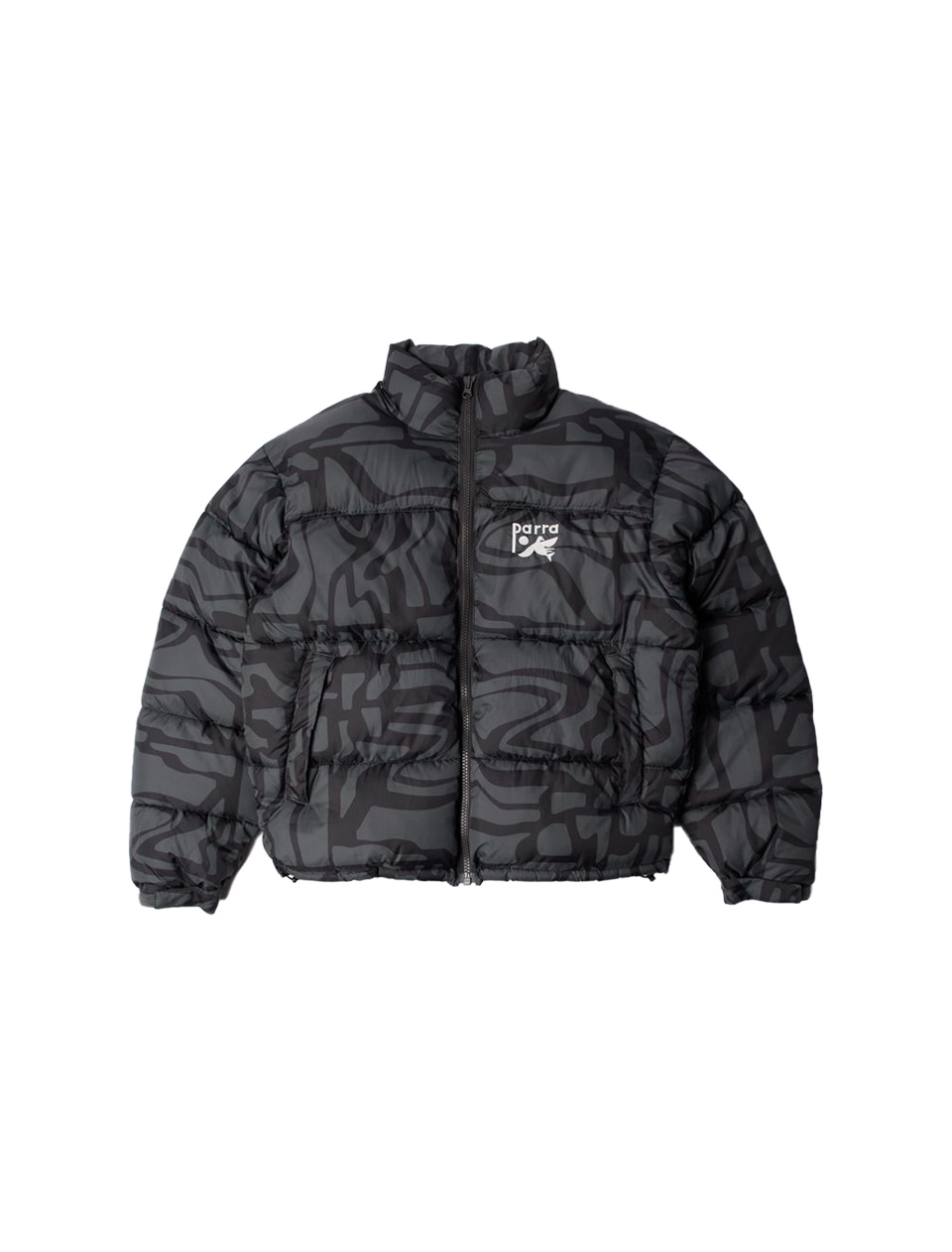 By Parra Broken ftp Puffer Jacket Black