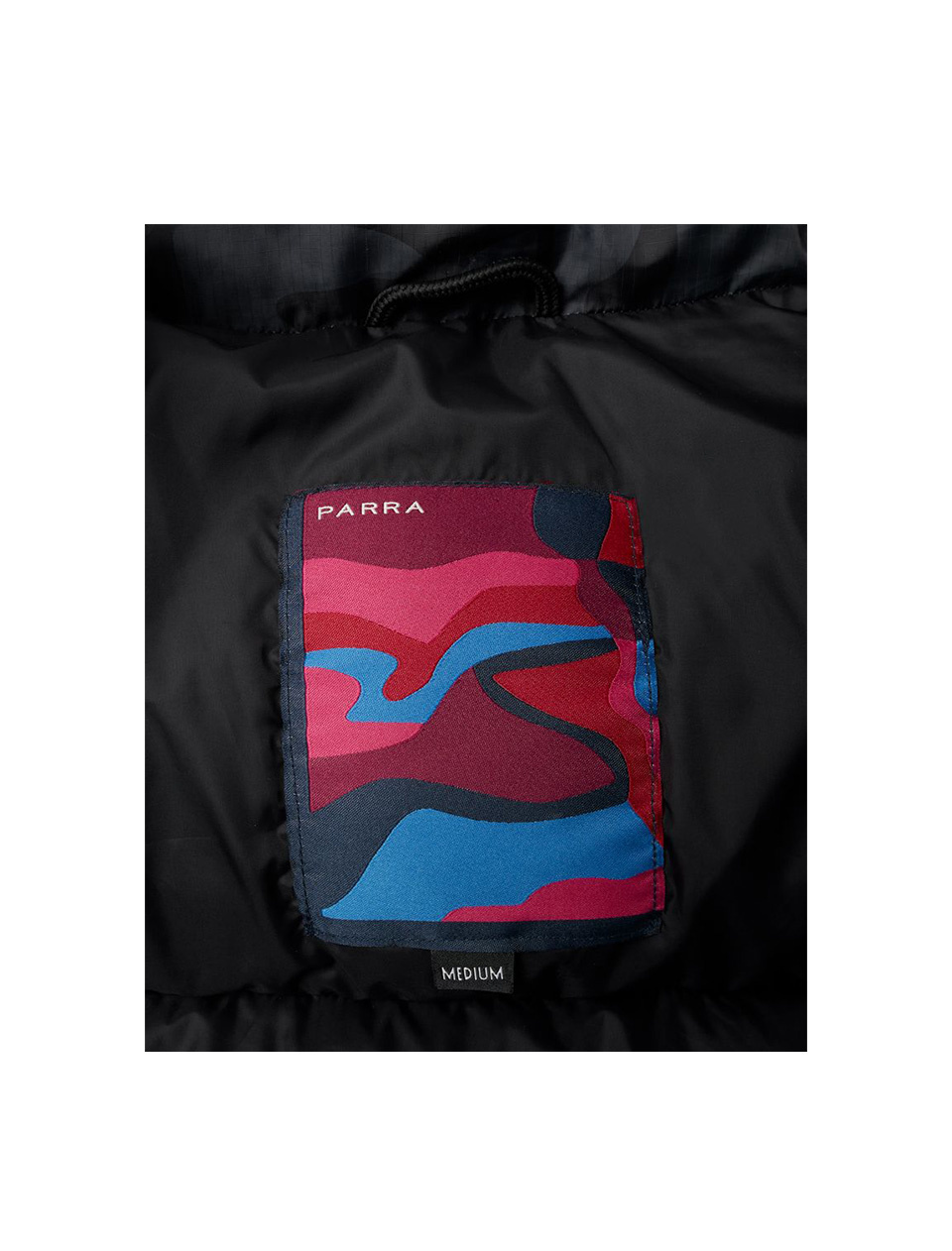 By Parra Broken ftp Puffer Jacket Black