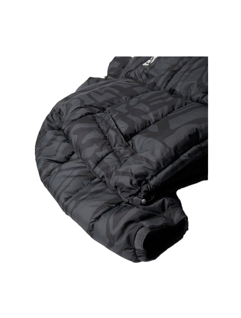 By Parra Broken ftp Puffer Jacket Black